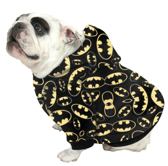 English Bulldog BIGGER THAN BEEFY Hoodie Sweatshirt - Fits 56 - 80 LB Dog - +20 Patterns to Choose From!