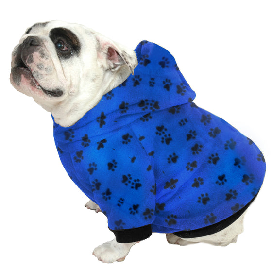 English Bulldog BIGGER THAN BEEFY Hoodie Sweatshirt - Fits 56 - 80 LB Plus Size Pups English Bulldog BIGGER THAN BEEFY Hoodie Sweatshirt - Fits 56 - 80 LB Plus Size Pups
