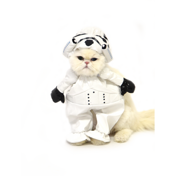 Stormtrooper Star Wars Walking Cat Costume
