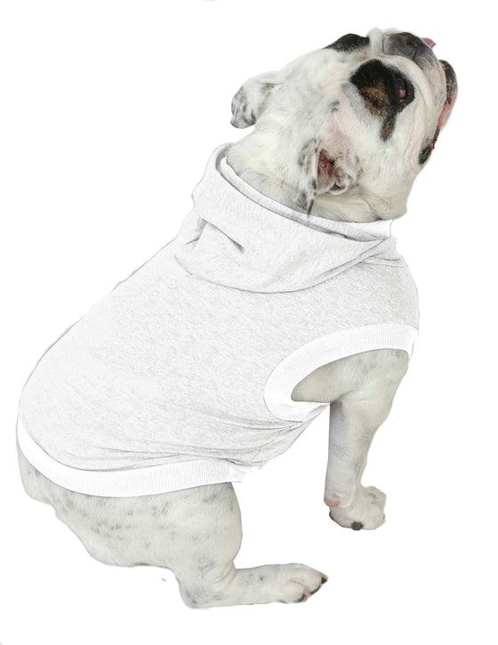 English Bulldog BIGGER THAN BEEFY Hoodie T-Shirt - Fits 56 to 80 Pound Dog - Available in 6 Colors!