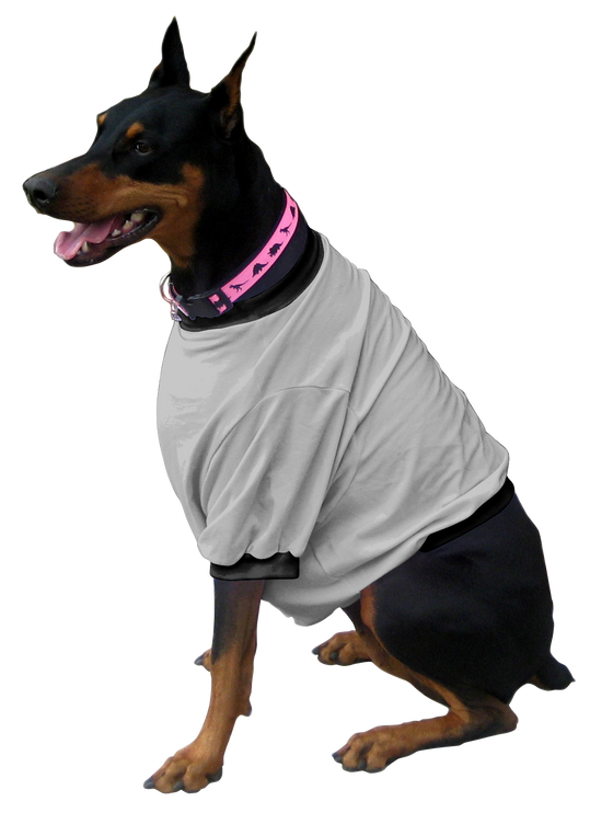 Boxer / Doberman Shorty T-Shirt - Fits 56 to 110 Pound Dog - Available in 6 Colors!
