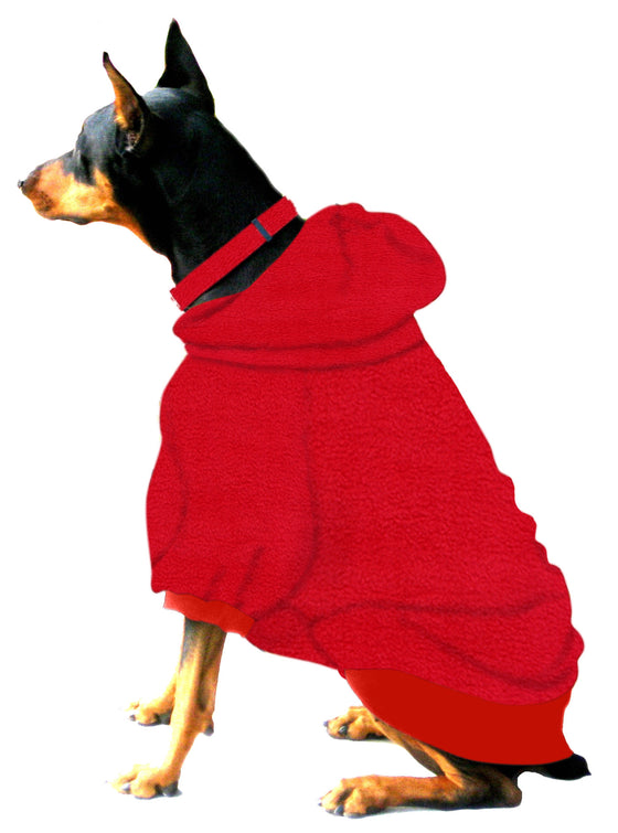 Boxer/Doberman Hoodie Sweatshirt - Fits 56 to 110 LB Dog - Over 20 Patterns to Choose From!