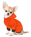 Halloween Hoodie-Sweatshirts - Orange with Black Trim