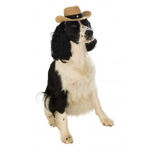 Brown Cowboy Pet Hat