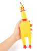 Creative whole person screaming chicken pet toy venting